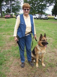 Max, seen here with owner Pam Pelton, served his country from 2003-2007 before dying aged 10 on Memorial Day 2012 (credit: Pam Pelton)